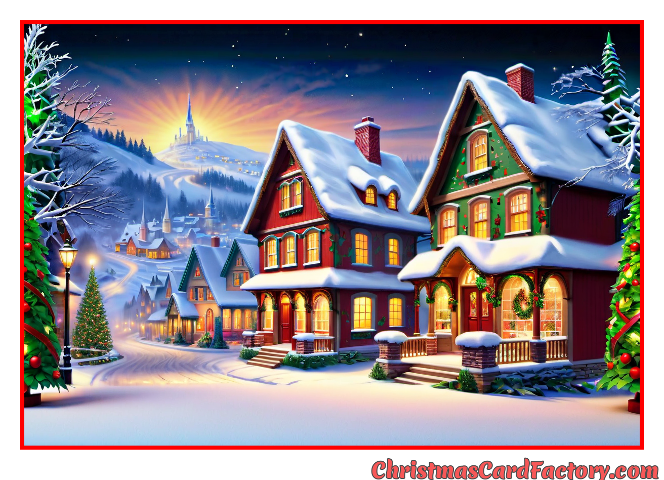 Christmas Card Factory Create Custom AIDesigned Christmas Cards Online